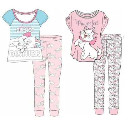 Buy Official Disney Aristocat Marie Womens Super Soft Cotton Nightwear Pyjama Set • 13.99£