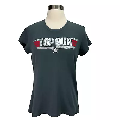 Buy Top Gun 2006 Paramount Gray Metallic Movie Graphic T-Shirt Jr XL, Fits Sz S • 17.04£