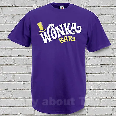 Buy Wonka Bar T-shirt Fancy Dress Costume Willy Wonker Roald Dahl World Book Day • 14.99£