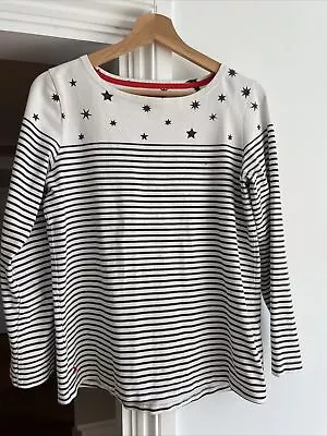 Buy Joules Harbour Print Jersey Top Size 12 • 3£