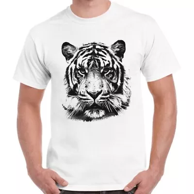 Buy Leopard Tiger Cat Animal Printed Men Women Cool Gift Retro Unisex T Shirt 2735 • 6.35£