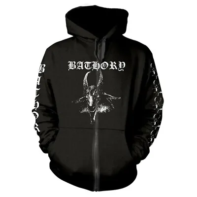 Buy Bathory Goat Hooded Sweatshirt With Zip • 40.89£