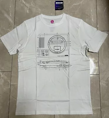 Buy *BNWT* Sega Mega Drive MEDIUM Blueprint T Shirt *NEVERWORN* Men’s White Player 1 • 14.99£
