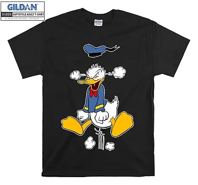 Buy Donald Duck T-shirt Cartoon Angry Print T Shirt Men Women Unisex Tshirt 3861 • 11.95£