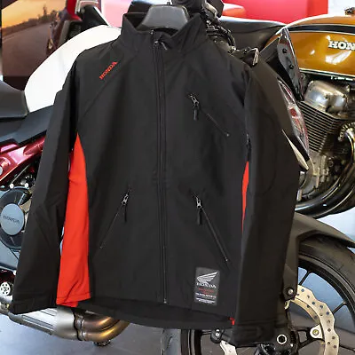 Buy Honda Genuine Soft Shell Motocycle Bike Jacket Black Red • 29.99£