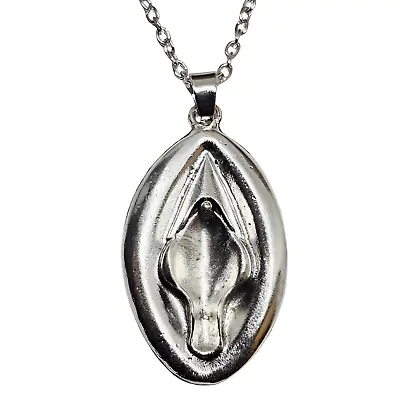Buy Vagina Vulva Pendant Necklace Erotic Lady Garden Amulet Love Jewellery 20  Chain • 5.95£