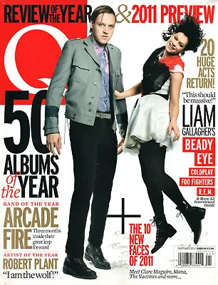 Buy Q Magazine January 2011 Arcade Fire Robert Plant My Chemical Romance James Blake • 11.81£