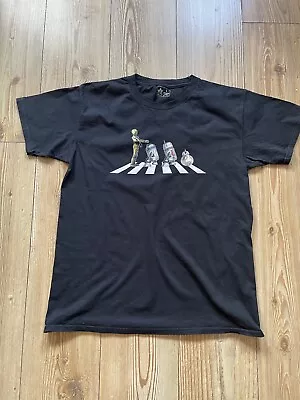 Buy Men’s Medium Black Star Wars Beatles T-shirt  • 9.99£