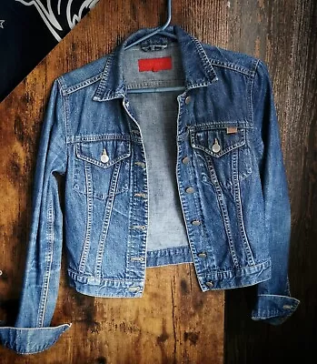 Buy Fitted Denim Jacket Size Small • 22£