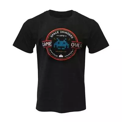 Buy Space Invaders Official Numskull T-Shirt, Space Invaders Small GAME OVER Shirt • 9.99£