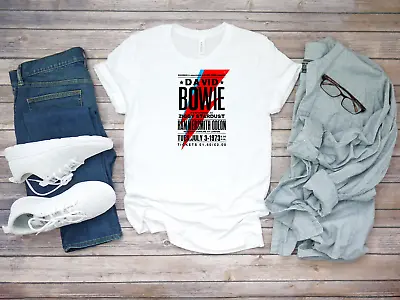 Buy David Bowie Poster Vintage Music Concert Short Sleeve White Men's T Shirt C053 • 9.92£