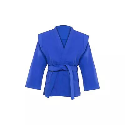Buy SAMBO JACKET BLUE, INCL. BELT, 110-200 Cm, 100% Cotton • 38.89£