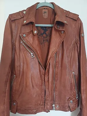 Buy  Mauritius  Group  Gipsy Leather   Jacket  For Women Size 10 Used • 55£