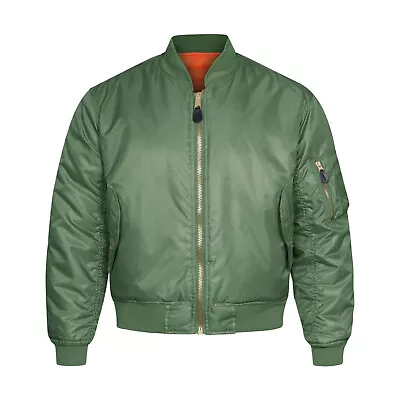 Buy MA1 Flight Bomber Jacket Combat Army Military Air Force US Pilot Skin MOD Padded • 31.34£