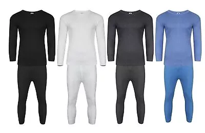 Buy Mens Thermal TShirt Set Full Half SleeveLong Johns Top Bottom Underwear Trouser • 9.99£