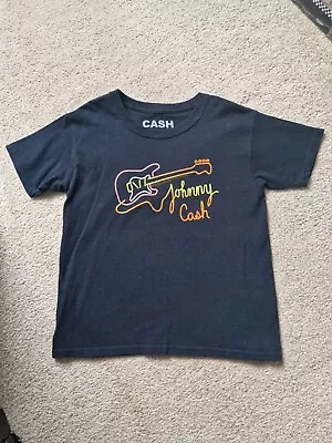 Buy Child's Johnny Cash T-Shirt Age 7-8 VGUC • 2.49£