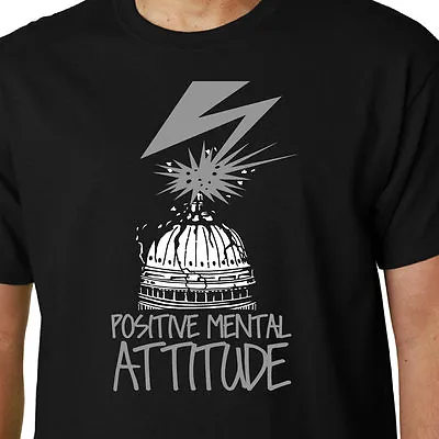Buy Positive Mental Attitude T-shirt PMA BAD BRAINS QUOTE GEEK PUNK HARDCORE NYHC • 14.99£