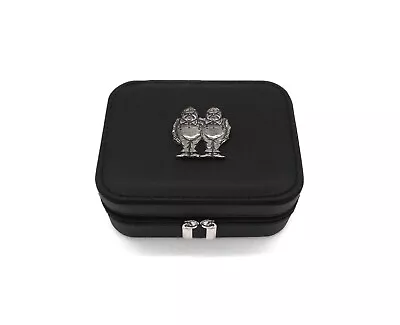 Buy Tweedle Dee Tweedle Dum On Black Travel Jewellery Box Alice In Wonderland Gift • 21.99£