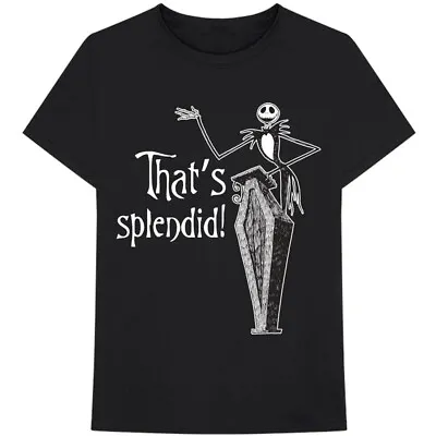Buy Nightmare Before Christmas Official Splendid Jack Mens Black T-Shirt Unisex • 9.95£