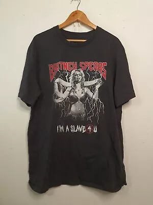 Buy Britney Spears Shirt Mens Size Xl Extra Large Black Slave For You • 20.42£