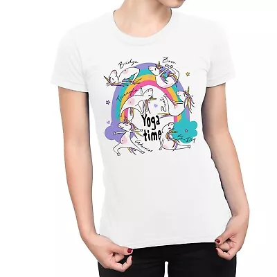 Buy 1Tee Womens Yoga Unicorn  T-Shirt • 7.99£