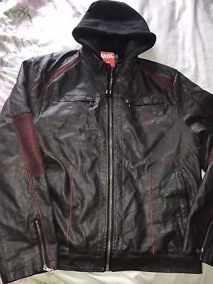 Buy Merchoid Marvel Avengers Team Limited Edition  Jacket Mens Size XXL Dark Brown • 39.99£