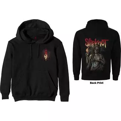 Buy Slipknot Official Unisex Pullover Hoodie: Eye Logo (Back Print) - Black Cotton • 27.99£