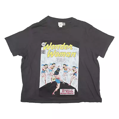 Buy H&M Wonder Woman Mens T-Shirt Grey XL • 9.99£