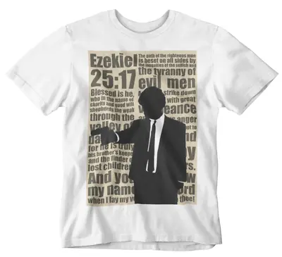 Buy Pulp Fiction T-shirt Samuel L Jackson 25;17 Saying Qoute Movie Retro Film 80s • 6.99£