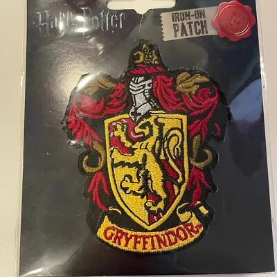 Buy Harry Potter House Of Gryffindor New Crest Logo Embroidered Patch NEW UNUSED ATB • 7.57£