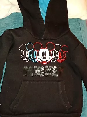 Buy Boys Mickey Mouse Hoodie Age 5-6 Perfect Condition • 6£