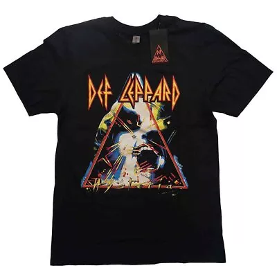 Buy Officially Licensed Def Leppard Hysteria Mens Black T Shirt Def Leppard Tee • 15.50£