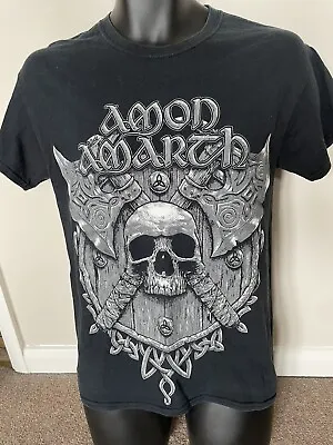 Buy Swedish Metal Band Amon Amarth Black T Shirt - Small Used • 6.99£