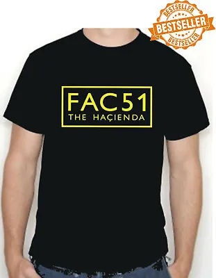 Buy FAC51 Mens T-Shirt / The HACIENDA / Acid House / Rave / 90s / Retro / DJ / S-XXL • 11.99£