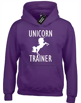 Buy Unicorn Trainer Hoody Hoodie Funny Cool Cute Fashion Novelty Slogan Present Gift • 16.99£