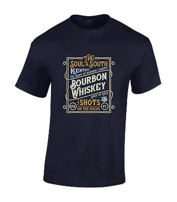 Buy The Soul South Bourbon Whiskey Mens T Shirt Cool Usa Alcohol Gift Idea Top • 7.99£