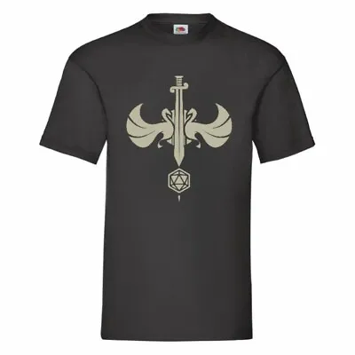 Buy Dungeons And Dragons Sword & Dice T Shirt Small-2XL • 11.99£