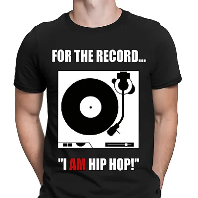 Buy For The Record I Am Hiphop Rap Rock Music Retro Vintage Mens T-Shirts Tee Top #D • 3.99£