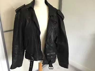 Buy Tough Riders Genuine Motorbike Jacket - Leather - Size 46 • 70£