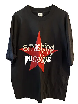 Buy Vintage - Smashing Pumpkins Star Logo - Siamese Dream Era T-Shirt XL, Used • 150£