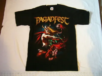 Buy V.A. ELUVEITIE, PRIMORDIAL, HEIDEVOLK... – Rare Old 2012 Paganfest Tour T-Shirt! • 22.61£