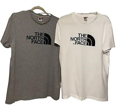 Buy The North Face T-Shirt Bundle X2 - Grey & White - L • 34.99£