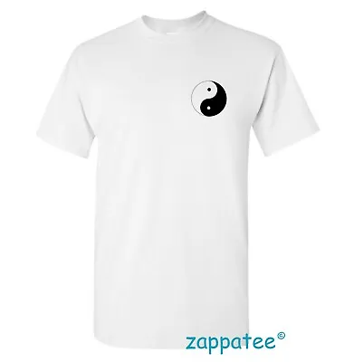 Buy Yin And Yang T Shirt - Black White Chinese Philosophy Tee • 10£