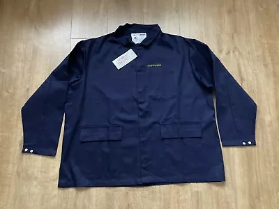 Buy Dickies FR Workwear Chore Jacket Flame Resist Proban Treated Navy Size XXL 2005 • 29.99£