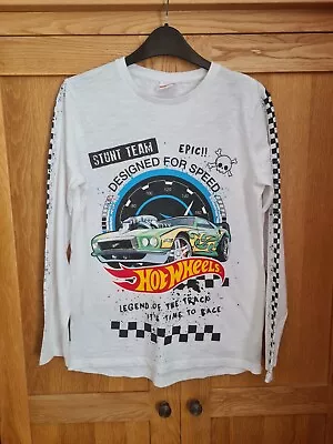 Buy Boys Long Sleeve T Shirt With Hotwheels Print From Next. Age 12 Years • 4.99£