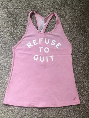 Buy New Balance Pink Breast Cancer Refuse To Quit Racerback Tank Top • 7.72£