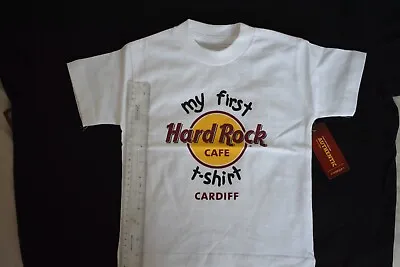 Buy Hard Rock Cafe Cardiff (closed) Childs My First T Shirt. New. X Small • 9.50£