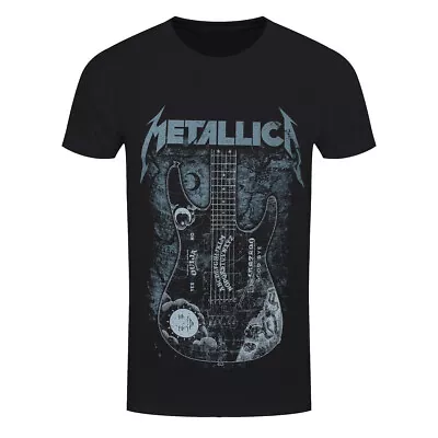 Buy Metallica T-Shirt Hammett Ouija Guitar Rock Band New Black Official • 15.95£