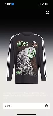 Buy Adidas X Korn Long Sleeve T-shirt Top - Size Small Brand New • 100£
