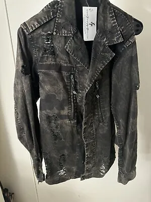 Buy Acid Wash Camo Guns N’ Roses Jacket Distressed Vintage Punk Rock Trendy’N’Tipsy • 76.86£